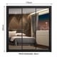 thumbnail image 3 of Ropero Closet Madesa Lyon Plus 3 Puertas Con Espejo Negro, 3 of 5