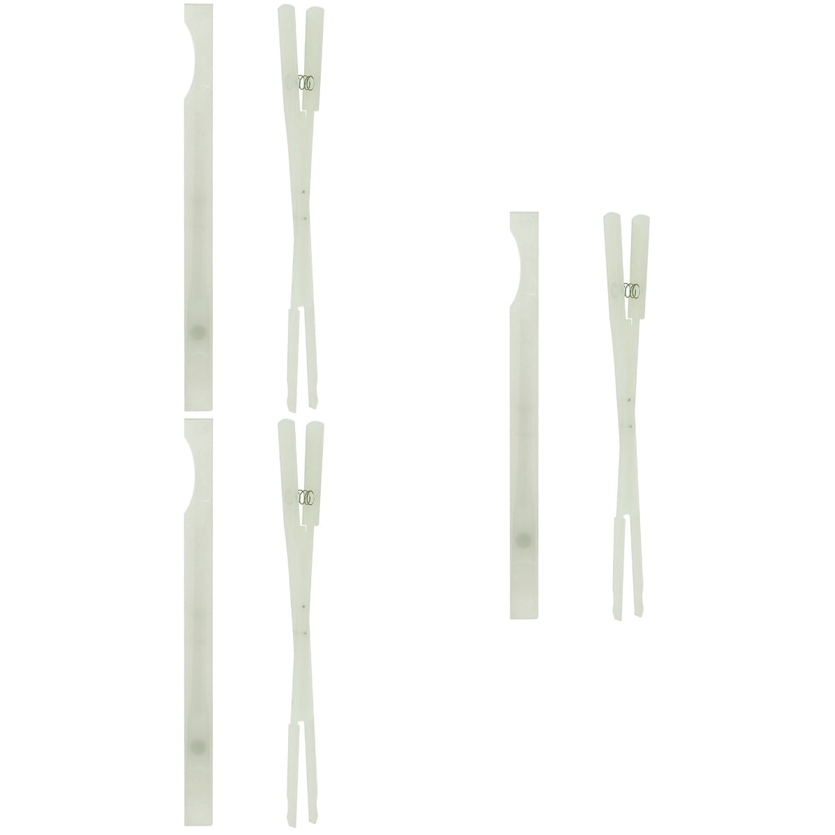 HOMEMAXS 3-Piece Piano Tuning Tool Set with Nylon Mute Clamps and Carrying Case - Essential Piano Supplies and Repair Tools