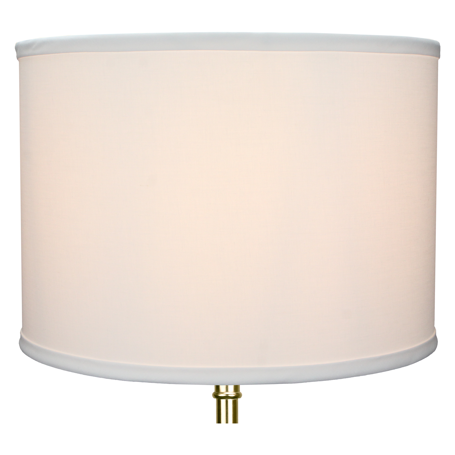 Fenchel Shades | 14" Top Diameter x 14" Bottom Diameter x 10 Height, (Washer/Spider Attachment) Drum Lamp Shade - (Linen White)