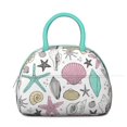 thumbnail image 2 of Insulated Lunch Bag Women, Reusable Seashell Shells Summer Nautical Sea Ocean Tote Lunch Box, Leakproof Cooler Lunch Bags for Work Office Travel Picnic, 2 of 4
