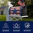 thumbnail image 6 of America Flag Mailbox Cover Magnetic Patriotic Star Mail Box Wrap 4th of July Memorial Letter Post Box Cover Independence Day Mailbox Covers for Outside Garden Yard Home 21 X 18 Inch, 6 of 6