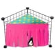 thumbnail image 1 of Animal Hideout Corner Fleece Hideaway Hamaca Y Cama Para Dormir Para Hurones Chinchillas Mascotas Pequeñas Guardurnaity PT002429-02, 1 of 6