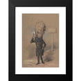 thumbnail image 2 of Nadar (Gaspard Félix Tournachon) 11x14 Black Modern Framed Museum Art Print Titled - Caricature of Henri Murger (1849-61), 2 of 5