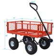 thumbnail image 3 of Triple Tree Garden Wagon 3 cu ft / 550 lb Capacity Cart with Removable Mesh Sides, 3 of 7