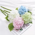 thumbnail image 6 of Spring Porch Refresh Hydrangea (1Pack 7 Bunchs), Odorless, UV Protected, 630 Small Flowers Per Stem, Artificial Outdoor Flowers for Decorating Courtyards, Corridors and Porches, 6 of 7