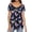 Butterflies, variant on Floral Dragonfly Womens Tops Short Sleeve Tunic Top for Women Loose Fit Blouse Summer T Shirts Soft Flowy Blouses Hide Belly Shirt