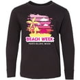 thumbnail image 3 of Inktastic Beach Week Puerto Vallarta Mexico with Palm Trees Long Sleeve Youth T-Shirt, 3 of 5
