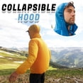 thumbnail image 6 of Raincoat for Men Rain Jacket Windbreaker Waterproof Jacket Raincoat Cycling Running Hiking Gear Hood Lightweight Packable, 6 of 8
