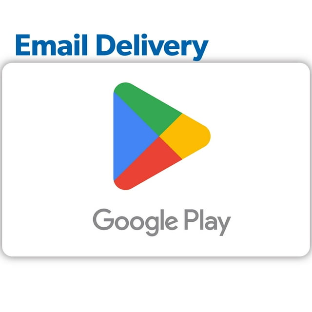 Google Play Email Delivery Gift Card, Various Amounts