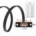 CEORPER USB 2.0 Extension Cable With Panel Mount For Computer Printer ...