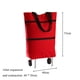 thumbnail image 2 of Carrito de compras plegable multifuncional con tirador manual, carrito de compras portátil compacto, bolsa, escalera, carrito de compras de supermercado, 2 of 5