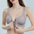 thumbnail image 5 of QASIEATN Front Closure Jelly Bras for Middle Elderly Women Fashion Comfortable Wireless Bras Women's Underwear, 5 of 5