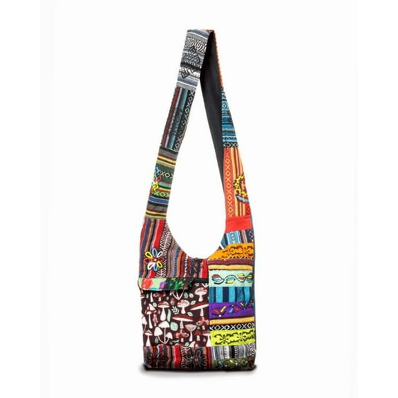 Kathmandu Collection Tribal Stripe Hobo Bag