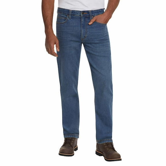 AllBrands New Men's Jeans Heavyweight Stretch Denim, Standard Fit | Blue, 32x34