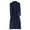 C-Navy1509, variant on FEIFLY Men Solid Color Autumn Winter Couple Thin 3/4 Sleeved Nightgown Casual Sleepdress Soft Nightdress Night Shirts Fashionable Wear