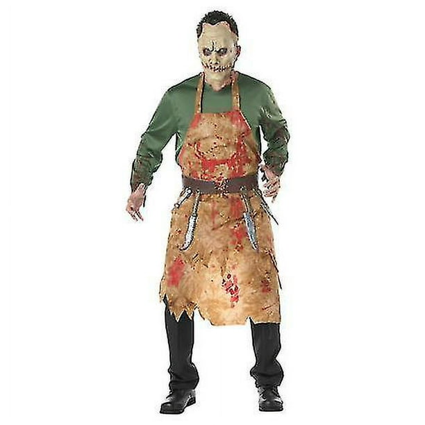 Disfraces de Carnicero Sangriento de Halloween para hombre Trajes de Zombi