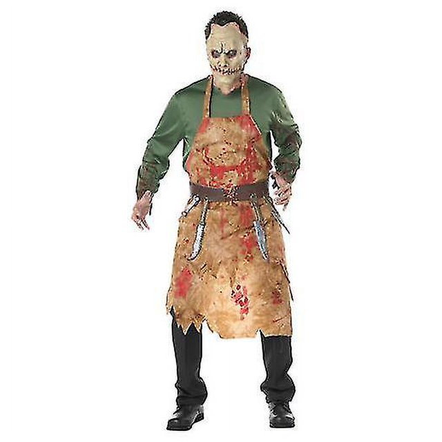 Disfraces de Carnicero Sangriento de Halloween para hombre Trajes de Zombi