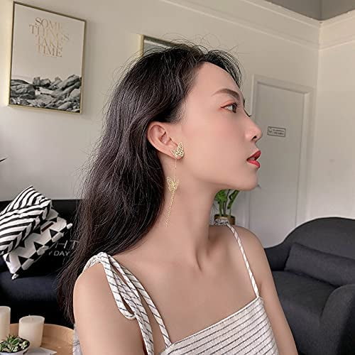 Drop store fringe earrings