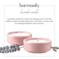thumbnail image 2 of HARMONIFY Light Scented Candles, 2-Pack, 100% Natural and Handmade, Made from Lavender, Soy and Coconut Oil, Scented Tea Lights Candles, Great for Spa Yoga Meditation and Aromatherapy, Made in Europe, 2 of 7