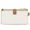 thumbnail image 6 of Michael Kors Jet Set Travel Double Zip Wristlet - Signature PVC 35F, 6 of 10