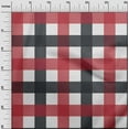 thumbnail image 2 of oneOone Polyester Lycra Gray Fabric Gingham Check Craft Projects Decor Fabric Printed By The Yard 56 Inches Wide, 2 of 4