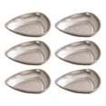 thumbnail image 1 of 6pcs Effective Sauce Dishes Practical Stainless SteelFunctional Bowls For Dipping And Ingredient Preparation gold, 1 of 5