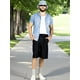 thumbnail image 2 of Short Hombre Casual Cintura Ajustable Detalles Texturizados Diseño Moderno, 2 of 5