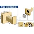 thumbnail image 2 of Ganchos para toallas de baño NearMoon SUS304 de acero inoxidable, paquete de 3, 2 of 9