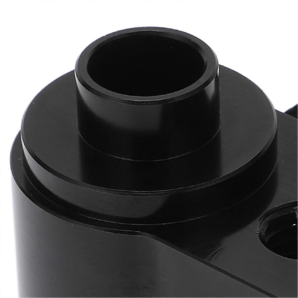 Kit adaptador de compresor de CA de aleación de aluminio 6061T6, color negro, con ángulo de giro de 90°, para Ford LSX y LS1.