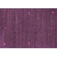 thumbnail image 1 of Ahgly Company Indoor Rectangle Abstract Purple Contemporary Area Rugs, 2' x 4', 1 of 4