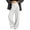 White, variant on Women's Button Fly Pleated Wide Leg Suit Pants Solid Color High Waist Formal Trousers Elegant Office Work Business Outfits