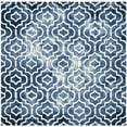 thumbnail image 2 of Safavieh Dip Dye Lairos Distressed Wool Area Rug, Navy/Ivory, 7' x 7' Square, 2 of 11