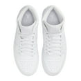 thumbnail image 4 of Men's Jordan 1 Mid White/White-White (554724 136) - 12, 4 of 8