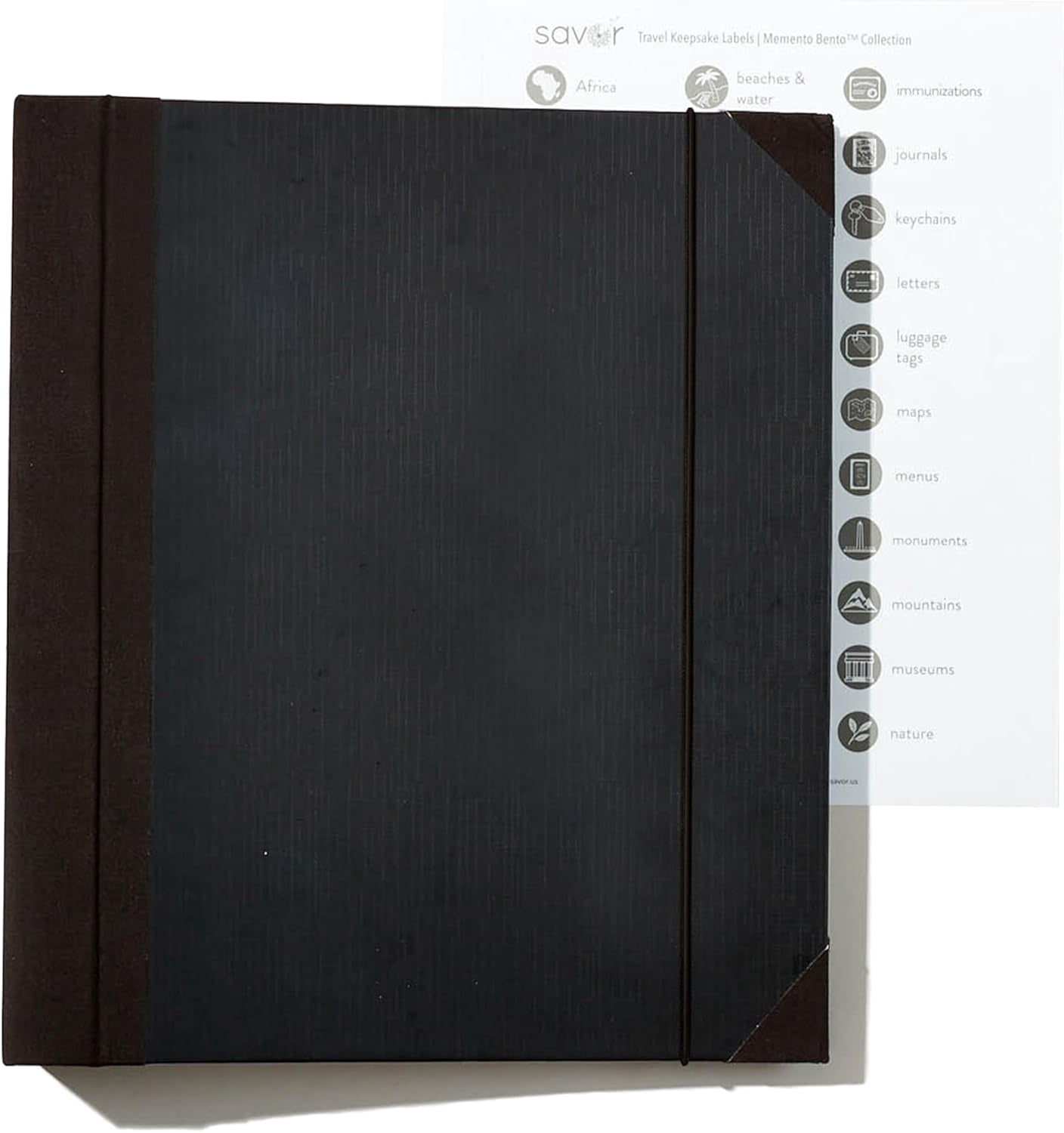 Acid-Free Document Organizer Binder with Guided Labels and 10 Pocket Folders for Home Records, Legal & Medical Papers