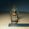 thumbnail image 6 of Handcrafted Bronze Buddha Statue Buddhist Altar Decor Meditation Collectible Sakyamuni Amitabha, 6 of 6