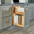 thumbnail image 5 of Rev-A-Shelf 8.75" Paper Towel Pullout Cabinet Organizer with Soft-Close, 448PTH-BCSC-8C, 5 of 9