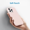 thumbnail image 4 of JETech Silicone Case Compatible with iPhone 13 Pro 6.1-Inch, Silky-Soft Touch Full-Body Protective Phone Case, Shockproof Cover with Microfiber Lining (Pink), 4 of 7