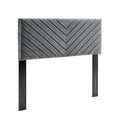 thumbnail image 2 of Modway Alyson Angular Velvet King/California King Headboard in Charcoal, 2 of 10