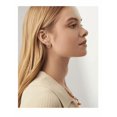 thumbnail image 4 of Pendientes Xtellar Aretes Dorados Con Detalle Trenzado, 4 of 4