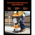 thumbnail image 4 of VEVOR 6.5 HP 196 cc Four-Spring Jumping Jack Vibratory Rammer Tamper Compactor, 4 of 9