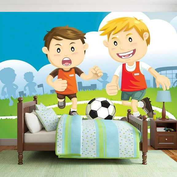 Tiptophomedecor Kids Wallpaper Wall Mural - Champions Team