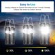thumbnail image 3 of Linterna Solar para Acampar, Luces Que Funcionan con Pilas, Elementos Esenciales, Linterna LED, Suministros de Emergencia para de Energía, Kit de Supervivencia, 3 of 5
