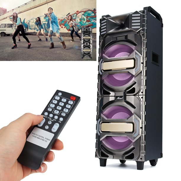Portable 10 Outdoor Speakers Inch Karaoke Machine System MP3 Player