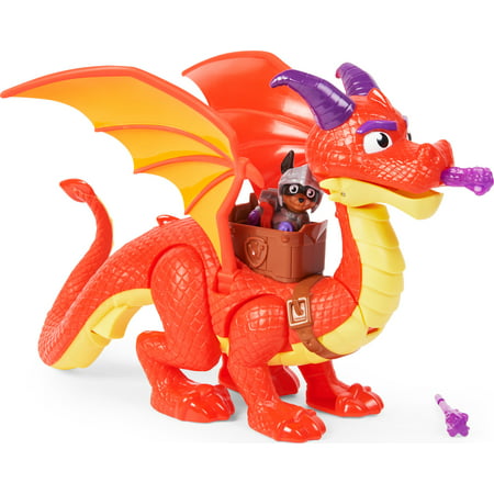 PAW Patrol: Rescue Knights Sparks the Dragon and Claw Action Figures