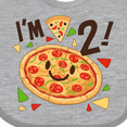 thumbnail image 4 of Inktastic Im Two Pizza Birthday Party Boys or Girls Baby Bib, 4 of 4