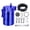 Blue, variant on EVIL ENERGY 300ML Baffled Oil Catch Can with Breather Filter - Universal 2 Port Aluminum 5/8" ID 5FT NBR Hose Kit