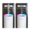 thumbnail image 3 of fashionhome Humidifier 270ml 2W USB Air Humidifier 270ml Humidifier Plastic LED Spraying Diffuser for Home Office Car, White, 3 of 9