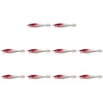 thumbnail image 1 of Anzuelos Luminosos Calamar 10g/10cm Anzuelo Doble para Pesca Nocturna ( ) Rojo Y Blanco, 1 of 4