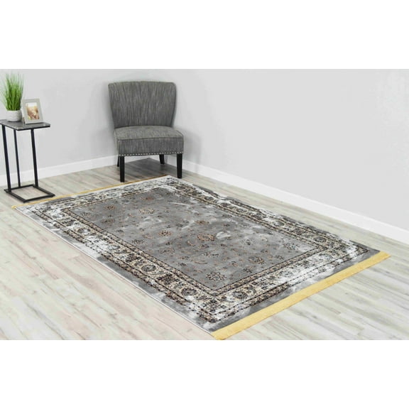 Casablanca Rug Design 1016 - 7'8"x10'8", Grey