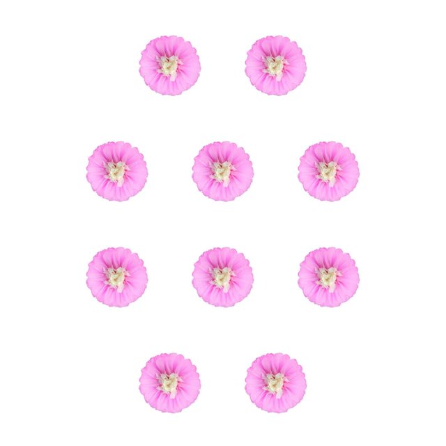 Bewildely Flores de papel Decoraciones florales para pared Fondo decorativo hecho a mano Flores de boda para decoración de fiesta de aniversario Rosa 20 Rosa 20cm 10piezas Bewildely CBP304060